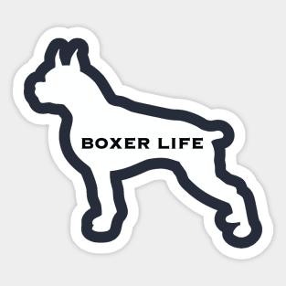 Boxer Life Sticker